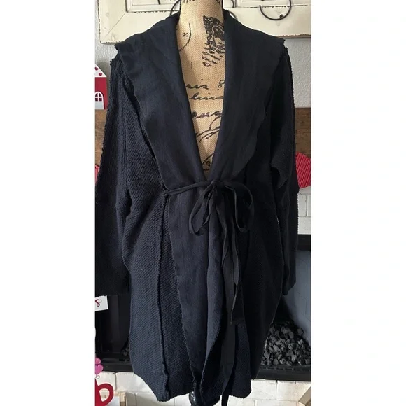 Free People Intimately Waffle Knit Hooded Robe - Picture 2 of 8